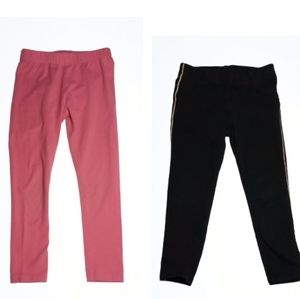 Set of 2 Girls Leggings Sz 4